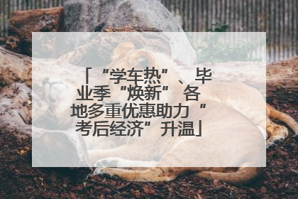 “学车热”、毕业季“焕新” 各地多重优惠助力“考后经济”升温