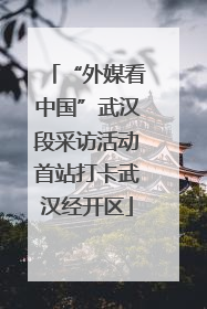 “外媒看中国”武汉段采访活动首站打卡武汉经开区