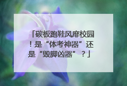 碳板跑鞋风靡校园！是“体考神器”还是“毁脚凶器”？