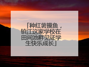 种红薯摸鱼，镇江这家学校在田间池畔见证学生快乐成长