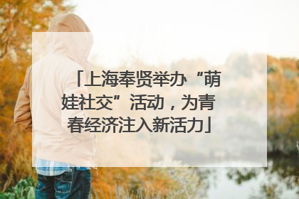 上海奉贤举办“萌娃社交”活动，为青春经济注入新活力
