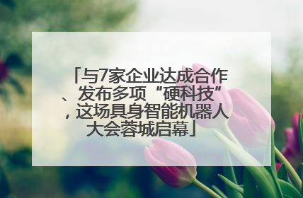 与7家企业达成合作、发布多项“硬科技”，这场具身智能机器人大会蓉城启幕