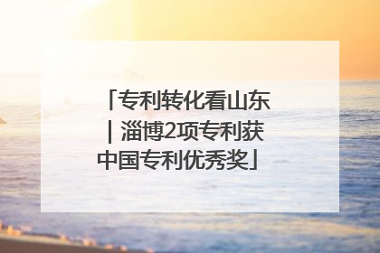 专利转化看山东｜淄博2项专利获中国专利优秀奖