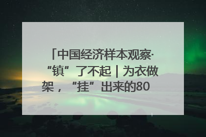 中国经济样本观察·“镇”了不起｜为衣做架，“挂”出来的80亿元“衣架产业”