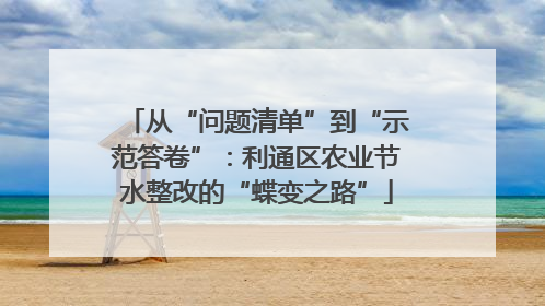 从“问题清单”到“示范答卷”：利通区农业节水整改的“蝶变之路”