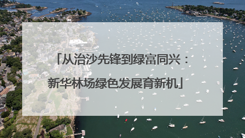 从治沙先锋到绿富同兴：新华林场绿色发展育新机