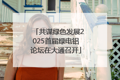 共谋绿色发展2025首届绿电铝论坛在大通召开