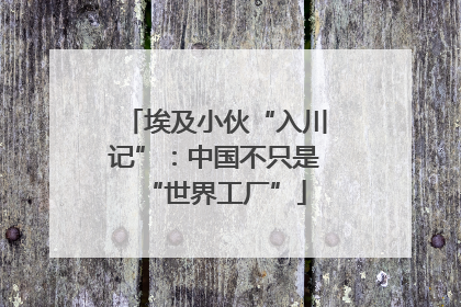 埃及小伙“入川记”：中国不只是“世界工厂”
