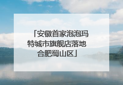 安徽首家泡泡玛特城市旗舰店落地合肥蜀山区