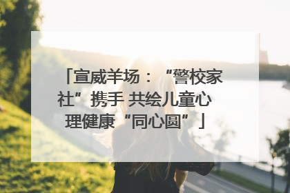 宣威羊场：“警校家社”携手 共绘儿童心理健康“同心圆”