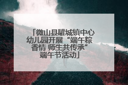 微山县驩城镇中心幼儿园开展“端午粽香情 师生共传承”端午节活动