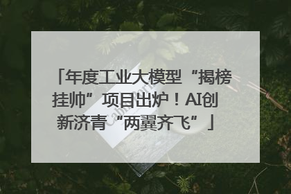 年度工业大模型“揭榜挂帅”项目出炉！AI创新济青“两翼齐飞”