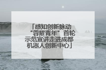 感知创新脉动 “蓉耀青年”首轮示范宣讲走进成都机器人创新中心