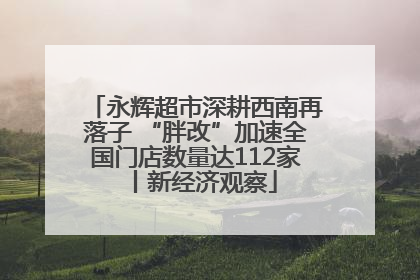 永辉超市深耕西南再落子 “胖改”加速全国门店数量达112家丨新经济观察