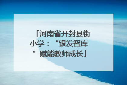 河南省开封县街小学：“银发智库”赋能教师成长