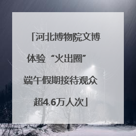 河北博物院文博体验“火出圈” 端午假期接待观众超4.6万人次