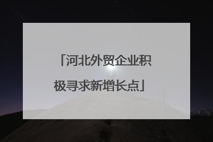 河北外贸企业积极寻求新增长点