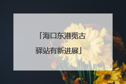 海口东港觅古驿站有新进展