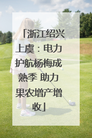 浙江绍兴上虞：电力护航杨梅成熟季 助力果农增产增收