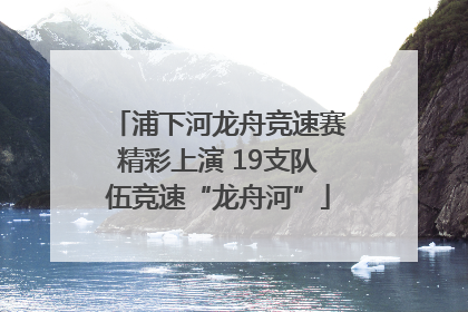 浦下河龙舟竞速赛精彩上演 19支队伍竞速“龙舟河”
