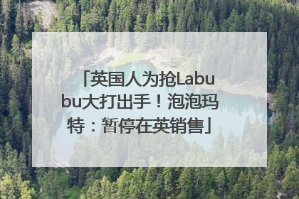 英国人为抢Labubu大打出手！泡泡玛特：暂停在英销售