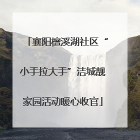 襄阳檀溪湖社区“小手拉大手”洁城靓家园活动暖心收官