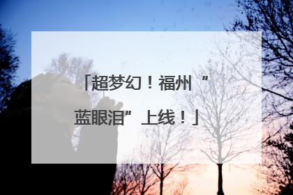 超梦幻！福州“蓝眼泪”上线！