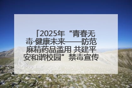 2025年“青春无毒·健康未来——防范麻精药品滥用 共建平安和谐校园”禁毒宣传专题活动在咸宁举行